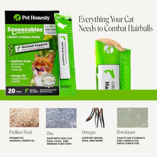Vet Backed Hairball Remedy Lickable Puree (20-Day Supply)