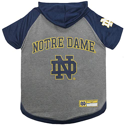 NCAA Notre Dame Fighting Irish Hoodie for Dogs & Cats (Notre Dame Fighting Irish / Small)
