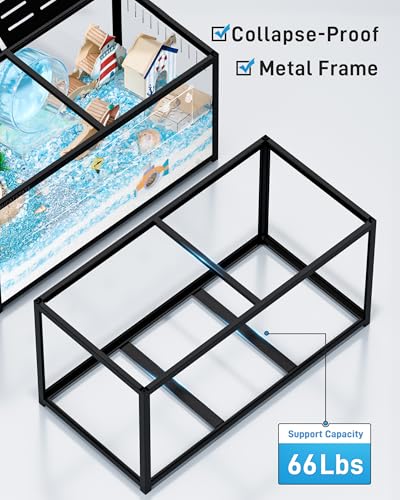 Hamster Cage 3.0 (47"L x 23.6"W x 25.5"H / Black)