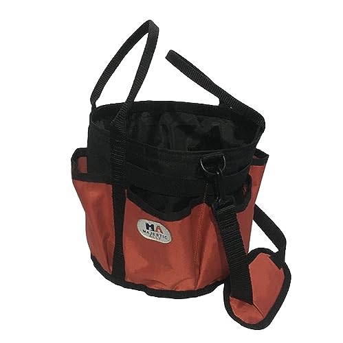 horse Grooming Organizer Tote Bag (Red)