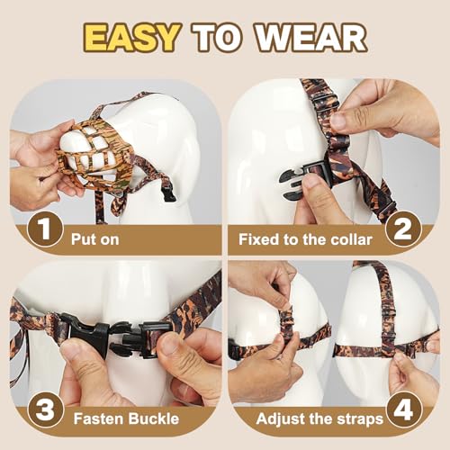 Dog Muzzle to Prevent Biting (Brown / Size 5)