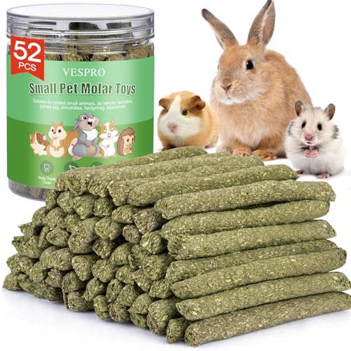 52Pcs Rabbit Chew Sticks (52P-Green-Set)
