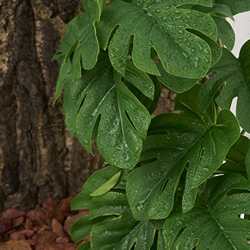 Reptile Terrarium Plants (Fake Monstera)