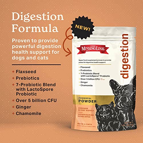 Digestion Superfood Supplement Powder for Dogs & Cats
