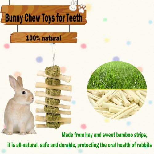 Natural Bunny Toys for Rabbits (【Style D】)