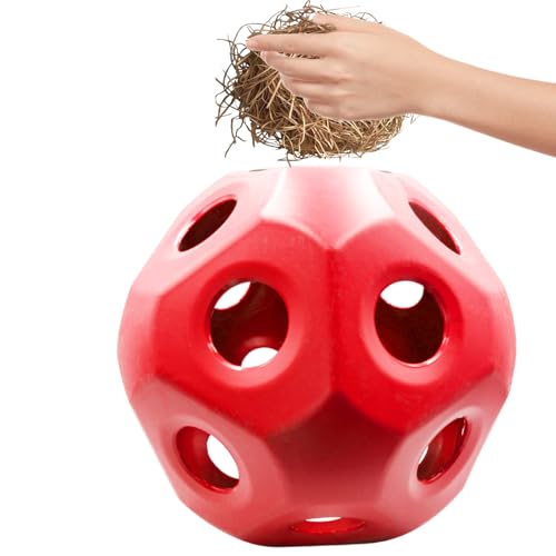 Hay Feeder Horse Treat Ball (Red)