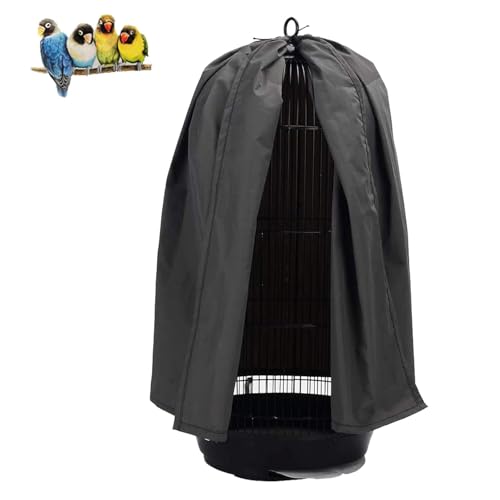 Round Parrot Birdcage Cover (Grey)