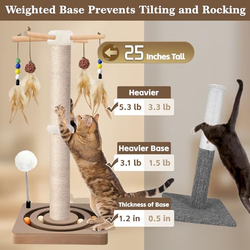 Cat Scratching Post (25 Inches Tall)