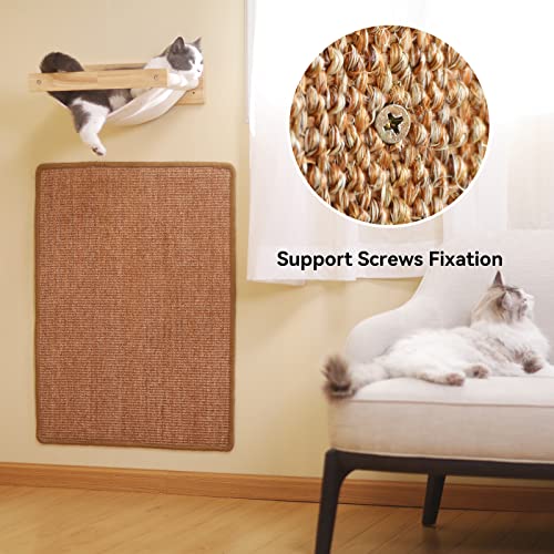 Cat Scratcher Mat (Brown-23.6 x 15.7 Inch)