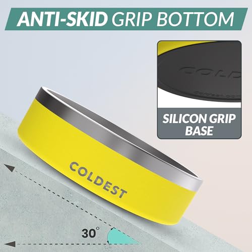 Coldest Dog Bowl (42 oz / Solar Yellow)