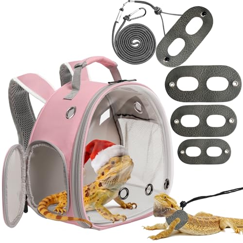 Lizard Backpack Travel Carrier (Pink)