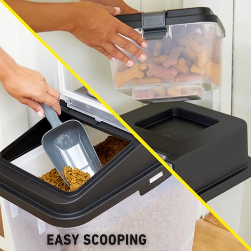 3 Piece Airtight Dog Food Storage Container (Combo with Snack Container)