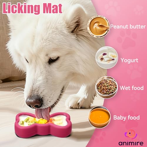 Lick Mat for Dogs (L / A-Rose)