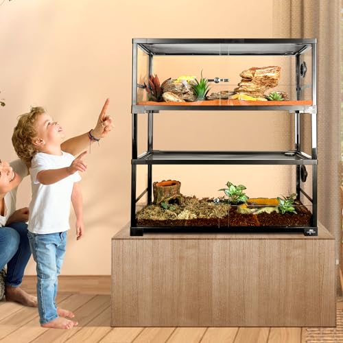 Double Stacked Reptile Tank (30" x 12" x 32")