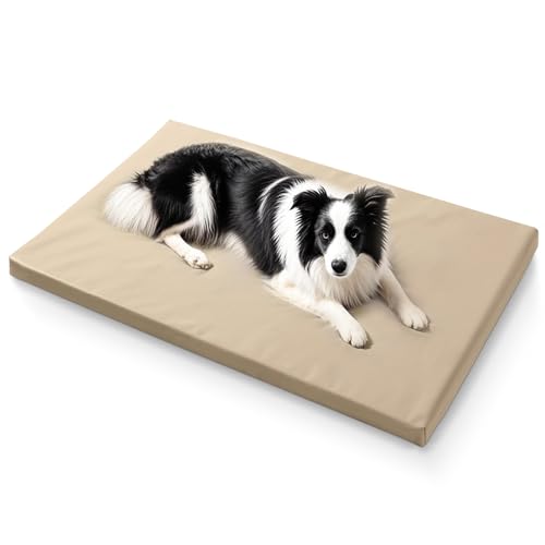 Dog Mat 23"x 36"Dogs Crate Pad (36"L x 23"W / Khaki)