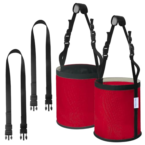 Horse Feed Bag 2 PCs (2 Pcs Red)