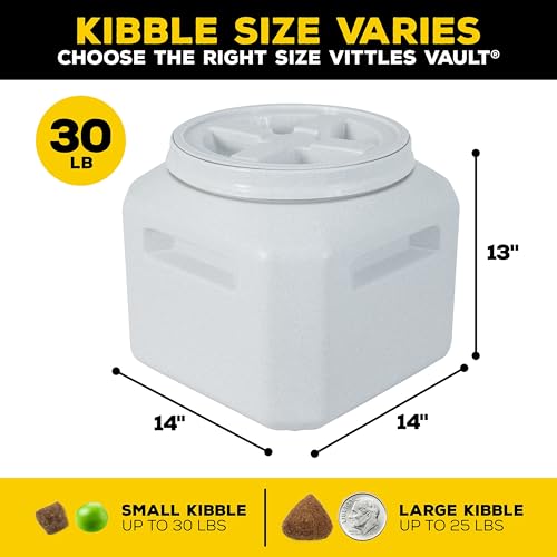 Vittles Vault Dog Food Container with Airtight Lid (30 Pounds)