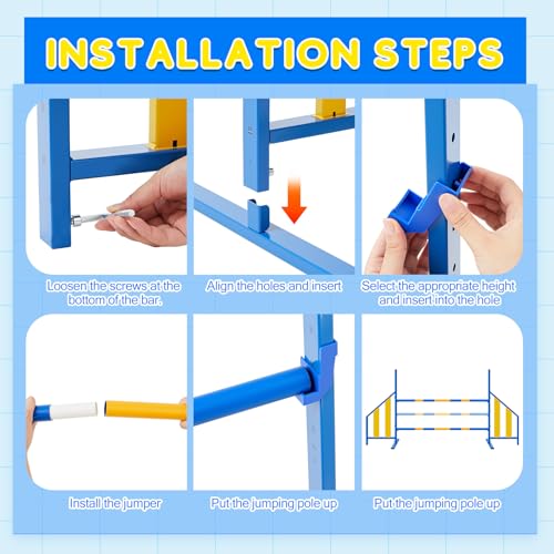 Dog Agility Jump with Wing Bars