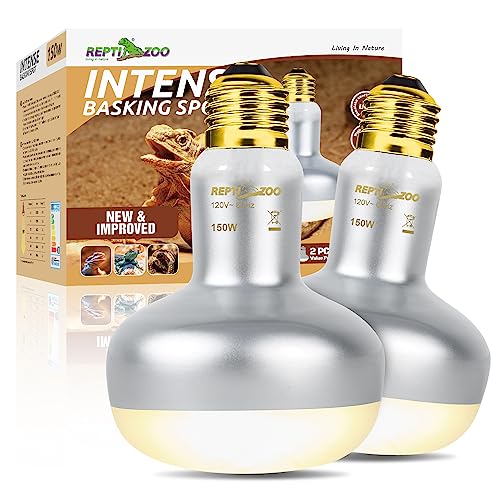 2 Pack Heat Lamp 150W (Natural Basking Light Bulb 150W)