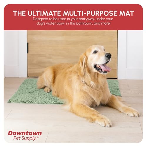 Dog Mud Mat 36" x 26" Sage (36" x 26" / Sage)