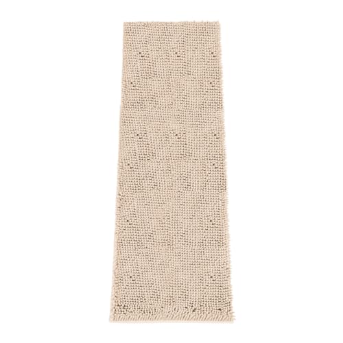 Absorbent Dog Door Mat for Muddy Paws (72"L x 24"W x 1" Th / Beige)