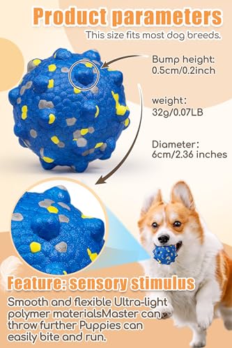 Dog Tennis Balls for Aggressive Chewers (Mixed-Medium-4Pcs)