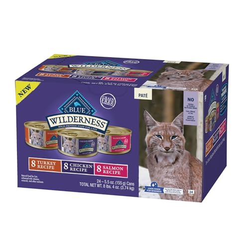 Wilderness Variety Pack Adult Paté Wet Cat Food (5.5 Ounce (Pack of 24))