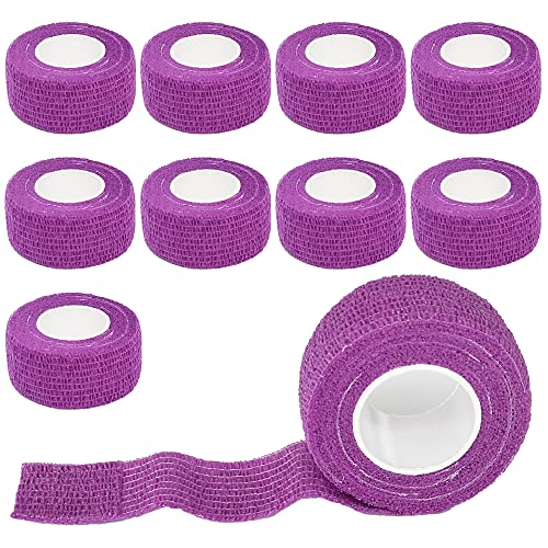 1 Inch Self Adhesive Bandage Wrap Cohesive Wrap (1 Inch / Purple)