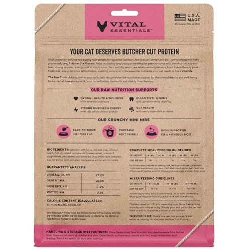 Freeze Dried Cat Food (8 Ounce (Pack of 1))