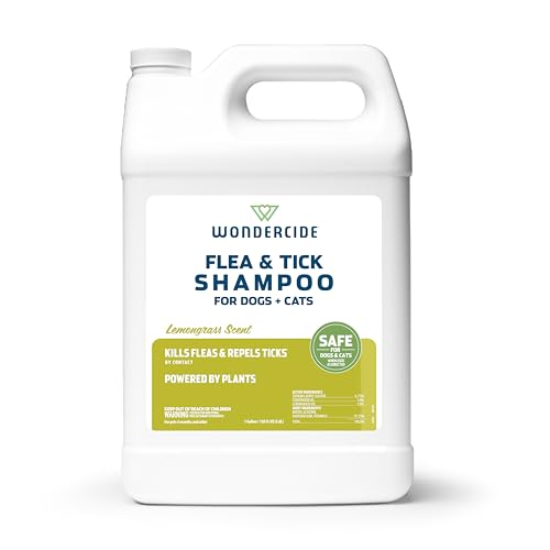 Flea & Tick Shampoo for Dogs and Cats (128 Fl oz)