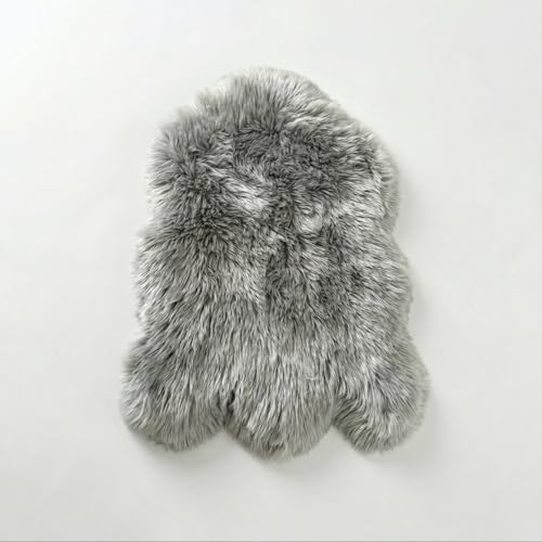Faux Fur Orthopedic Dog Bed (Grey / Small)