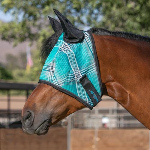Kensington Signature Fly Mask w (XL (Large Horse) / 2021 - Atlantis)