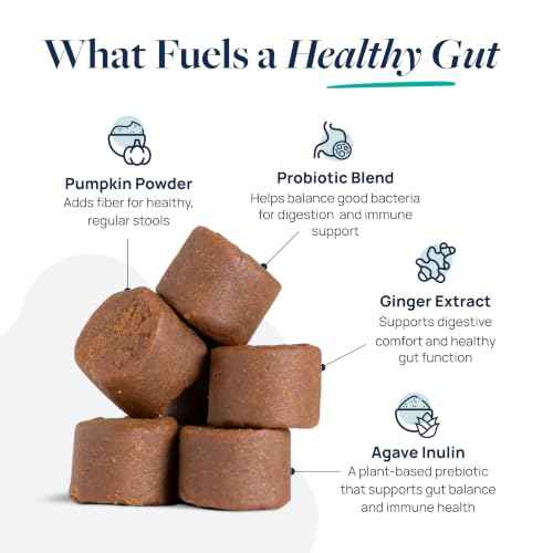 Smart Vitality Gut Health Soft Chews for Dogs (120 Count)