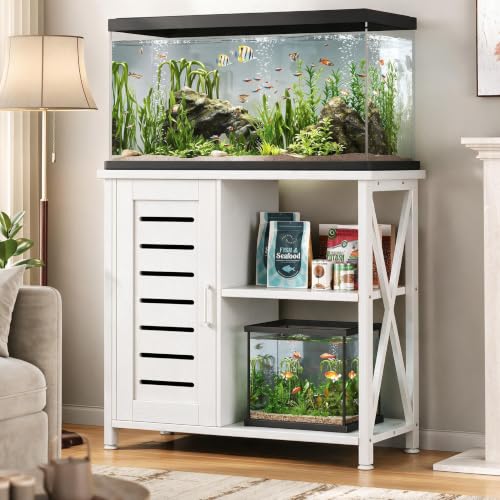 20 29 Gallon Fish Tank Stand (White / 20-29 Gallon)