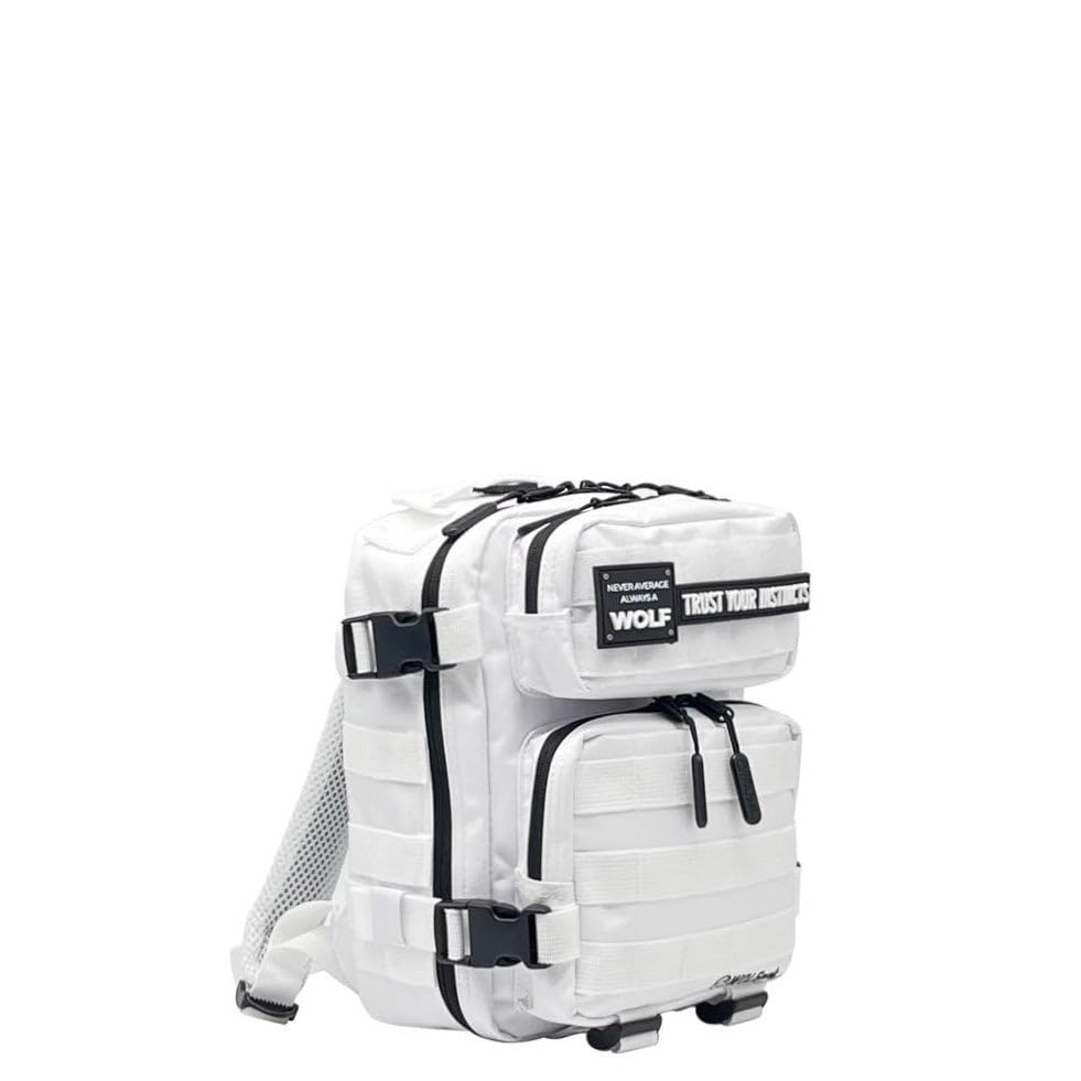 9L Mini Backpack 1000D Compact Gym EDC Bag (Polar White)