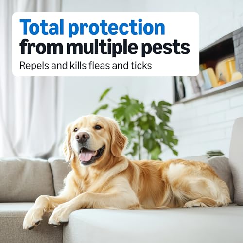 Flea and Tick Topical Treatment for Medium Dogs (3 Count (Pack of 1))