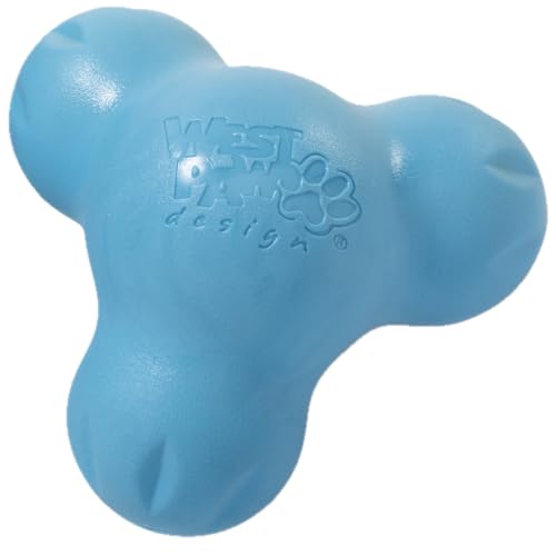 Zogoflex Tux Treat Dispensing Dog Chew Toy (Aqua Blue / Small)