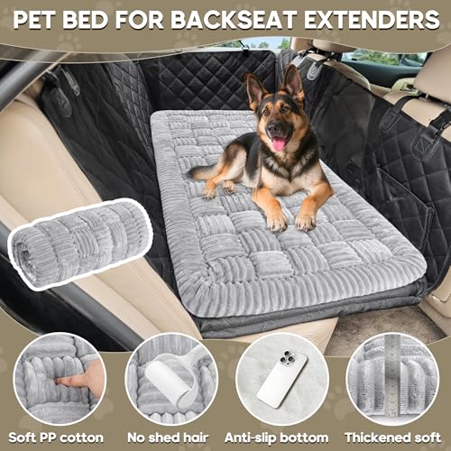 Dog Car Bed Mat Non (Light Gray / For Cars/ SUV/ Small Truck (50"×24.6"))