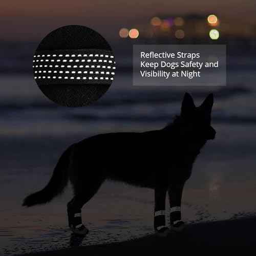 Dog Shoes for Hot Pavement Anti (Size 1: 1.57''x1.37''(L*W))