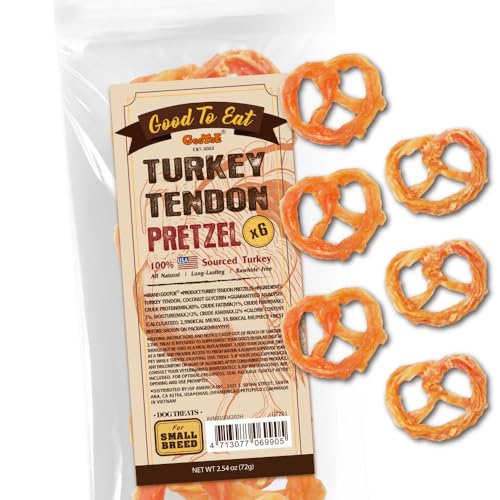 Turkey Tendons for Dogs (2.54 Ounce (Pack of 1))