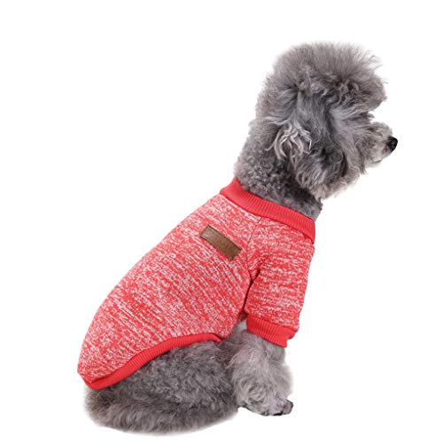 Dog Sweaters for Small Dogs (Red / X-Small)
