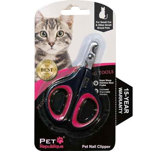 Cat Nail Clippers by Pet Republique (Black & Pink)
