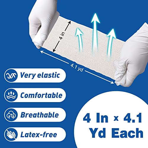 96 Pack Gauze Rolls Bandages (96p / 4IN)