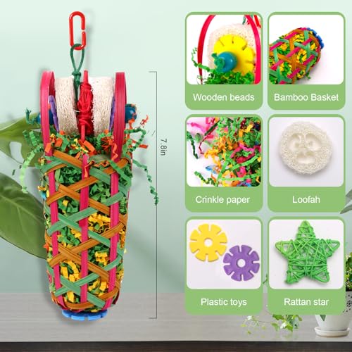 Parakeets Toys (Seeking food basket)