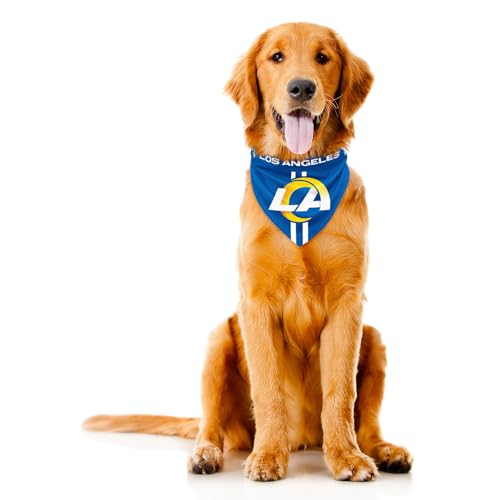 NFL Los Angeles Rams Reversible Pet Bandana (Los Angeles Rams / Small)