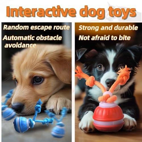 Interactive Dog Toys (A Orange+Blue)