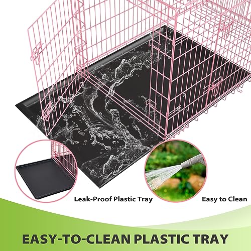 Dog Crate 42" (Pink)