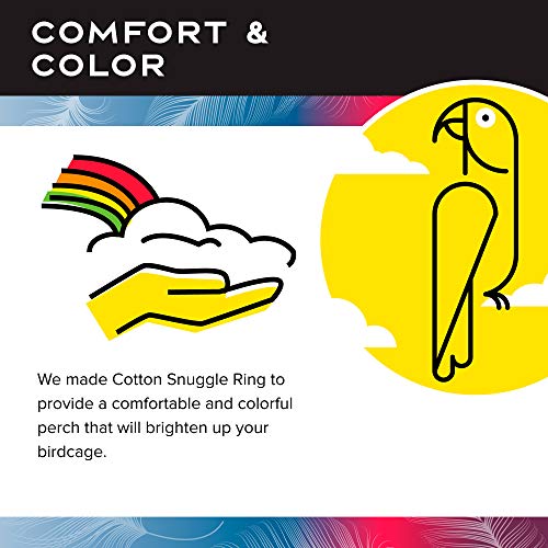Cotton Snuggle Ring Bird Toy