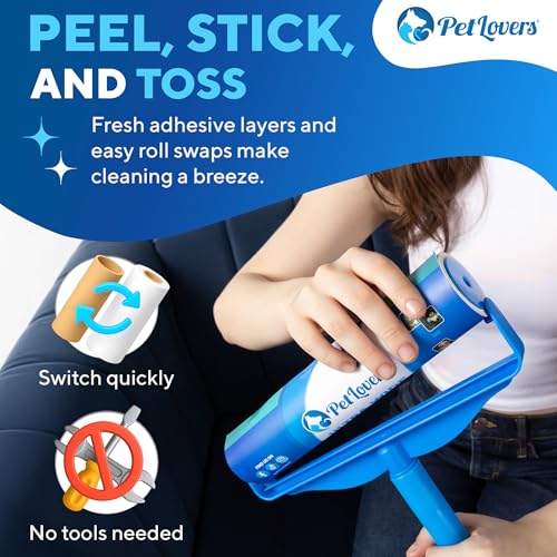 Extra Sticky Floor Lint Roller 4 Pack of Refills Only