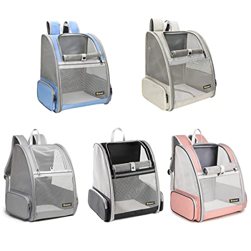 Innovative Traveler Bubble Backpack Pet Carriers for Cats and Dogs (Black)